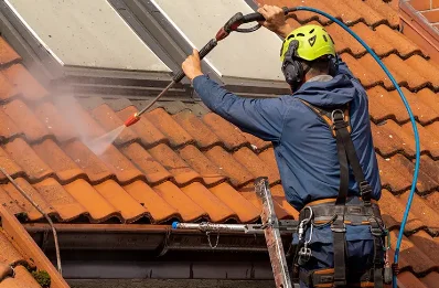 Démoussage et hydrofuge de toiture à Gazaupouy
